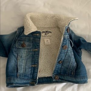 Toddler jacket Oshkosh Sherpa denim